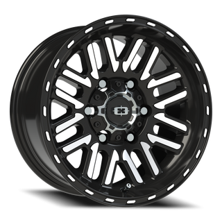 Vision Wheel 348 Gloss Black Machined Face 15x7.5 -12 6x139.7mm 110mm