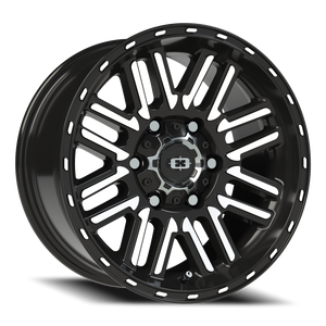 Vision Wheel 348 Gloss Black Machined Face 16x8 0 6x139.7mm 110mm - Wheelwiz