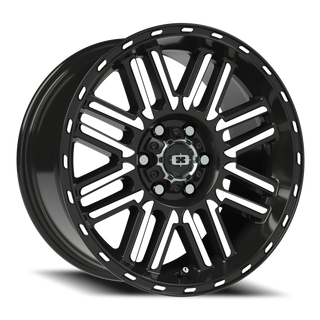 Vision Wheel 348 Gloss Black Machined Face 17x8.5 +18 6x120mm 67mm