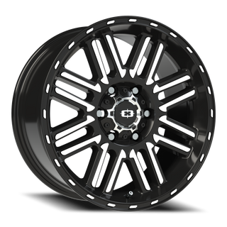 Vision Wheel 348 Gloss Black Machined Face 18x8.5 +18 6x135mm 87.1mm