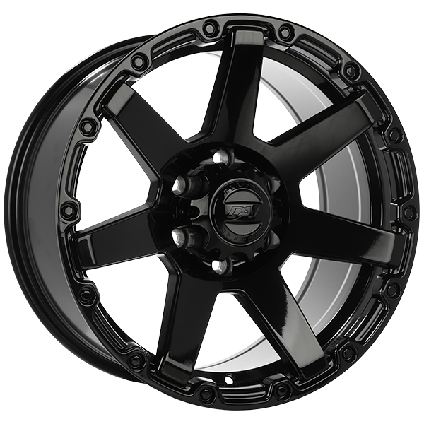 DAI BARRETT Gloss Black 17x8 +20 5x139.7mm 77.8mm - Wheelwiz