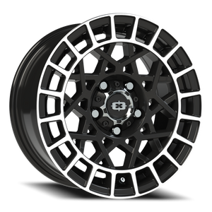 Vision Wheel 349 Gloss Black Machined Lip 15x7 +15 5x114.3mm 76.1mm - Wheelwiz