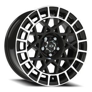 Vision Wheel 349 Gloss Black Machined Lip 16x7 +15 5x100mm 72.1mm - Wheelwiz