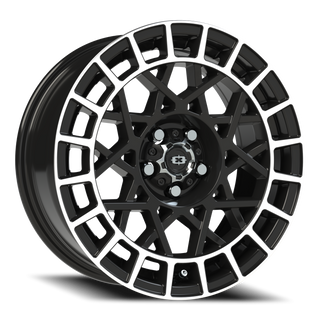 Vision Wheel 349 Gloss Black Machined Lip 16x7 +15 5x114.3mm 76.1mm