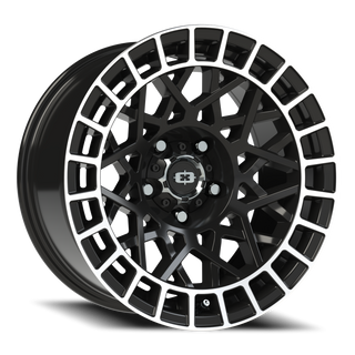 Vision Wheel 349 Gloss Black Machined Lip 17x8.5 -24 5x127mm 76.1mm