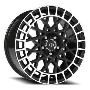Vision Wheel 349 Gloss Black Machined Lip 18x8.5 +12 5x114.3mm 76.1mm - Wheelwiz
