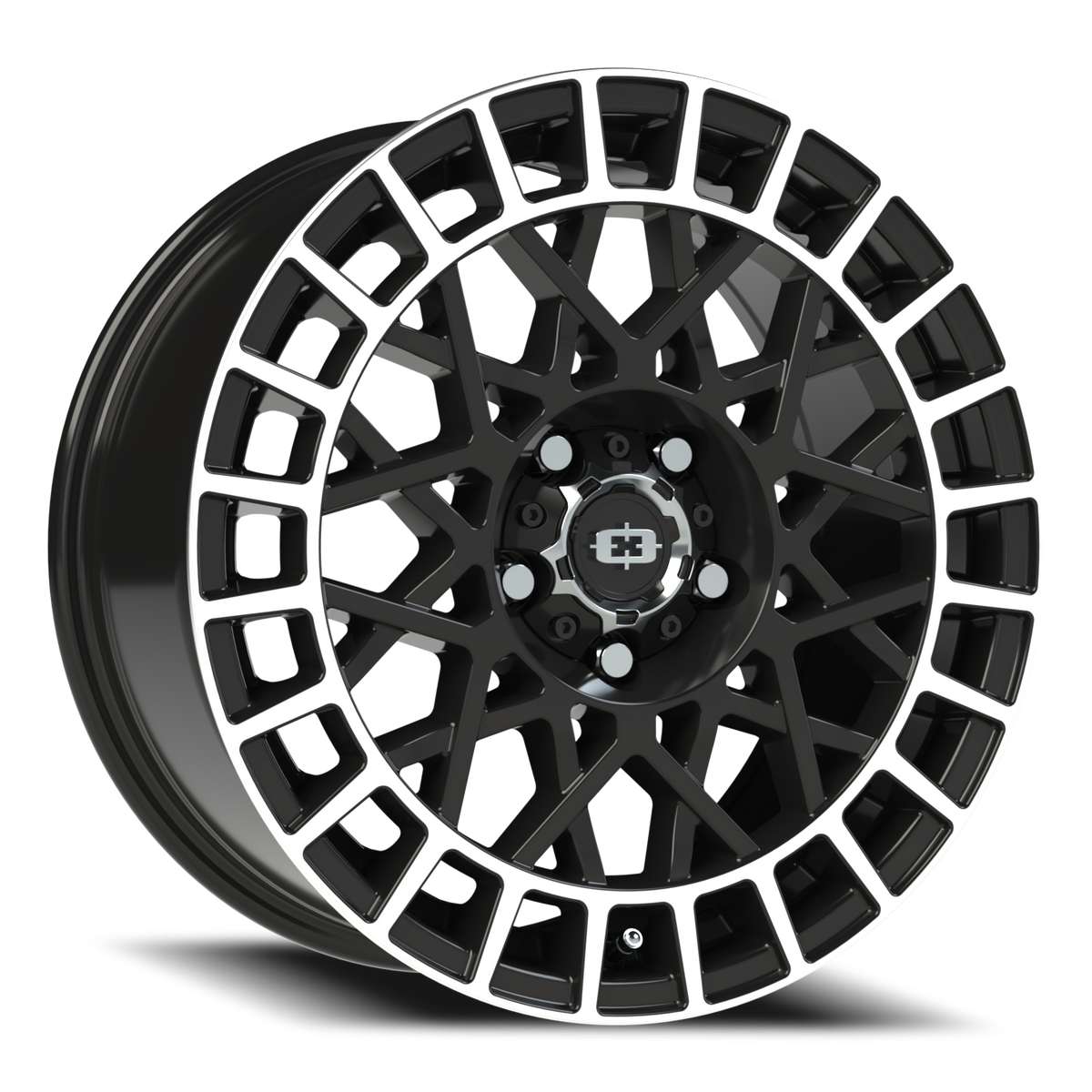 Vision Wheel 349 Gloss Black Machined Lip 17x8 +40 5x110mm 73.1mm - Wheelwiz