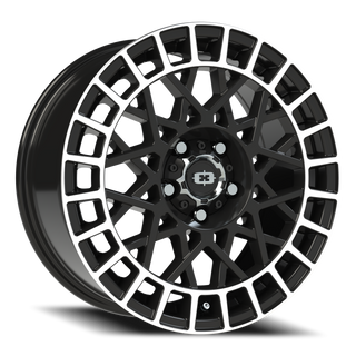 Vision Wheel 349 Gloss Black Machined Lip 17x8 +40 5x110mm 73.1mm