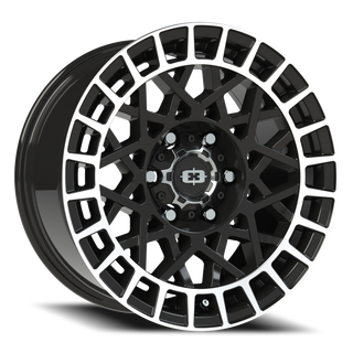 Vision Wheel 349 Gloss Black Machined Lip 17x8.5 +12 6x139.7mm 106.2mm