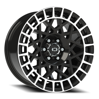 Vision Wheel 349 Gloss Black Machined Lip 17x8.5 +12 6x114.3mm 76.1mm