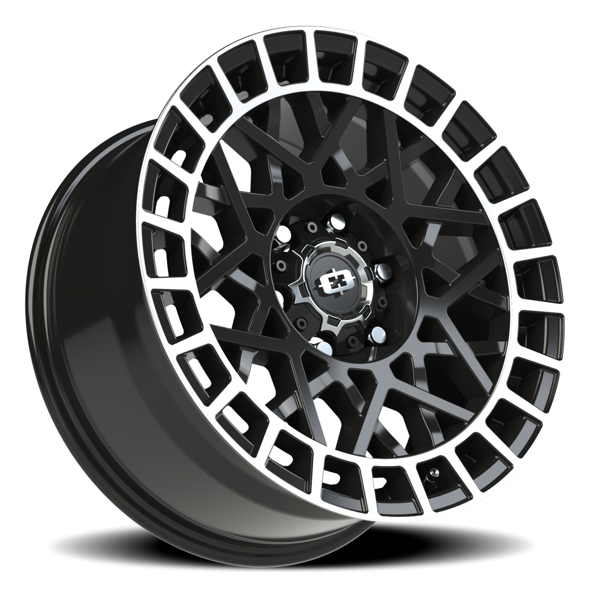 Vision Wheel 349 Gloss Black Machined Lip 18x8 +12 6x135mm 87.1mm - Wheelwiz