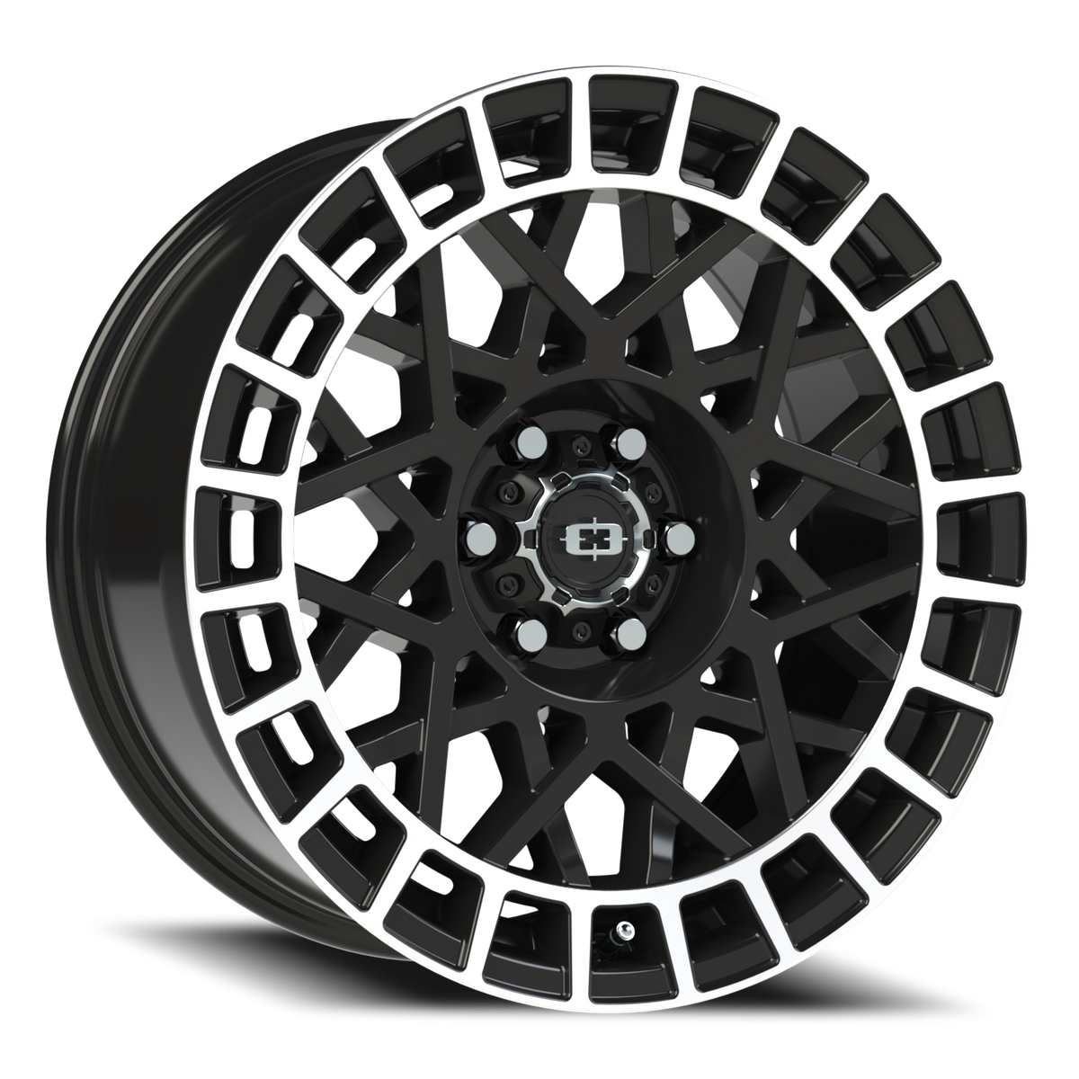 Vision Wheel 349 Gloss Black Machined Lip 18x8.5 +12 6x120mm 66.9mm - Wheelwiz