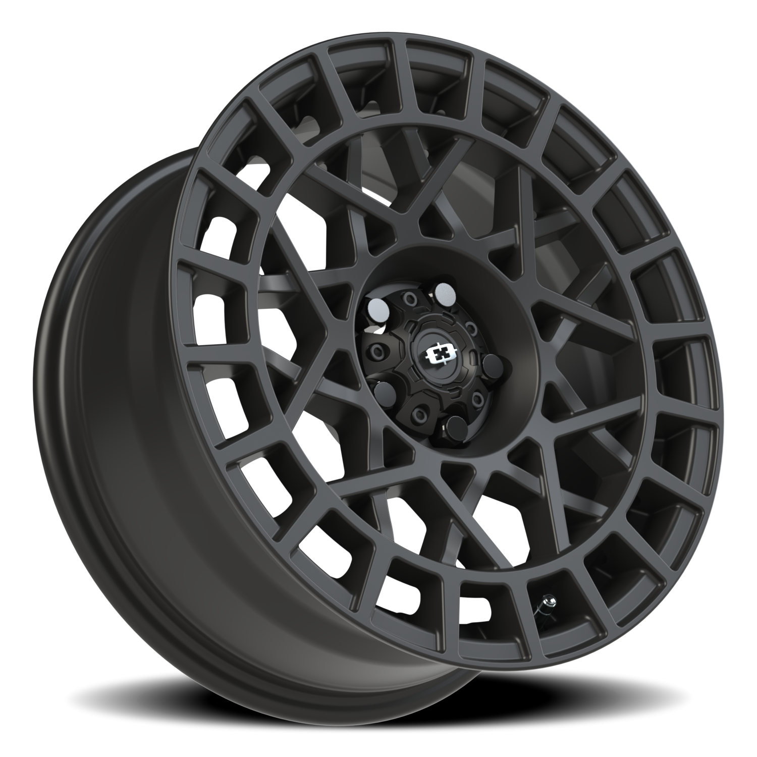 Vision Wheel 349 Satin Black 16x7 +15 5x114.3mm 76.1mm - Wheelwiz