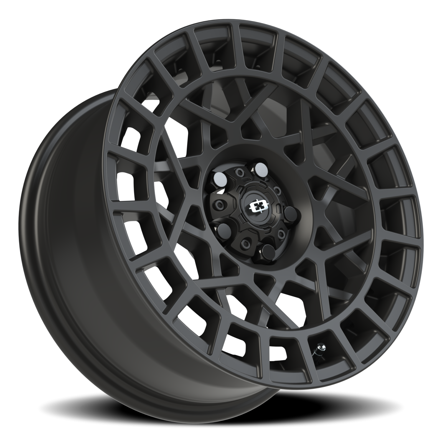 Vision Wheel 349 Satin Black 15x7 +15 5x100mm 73.1mm - Wheelwiz