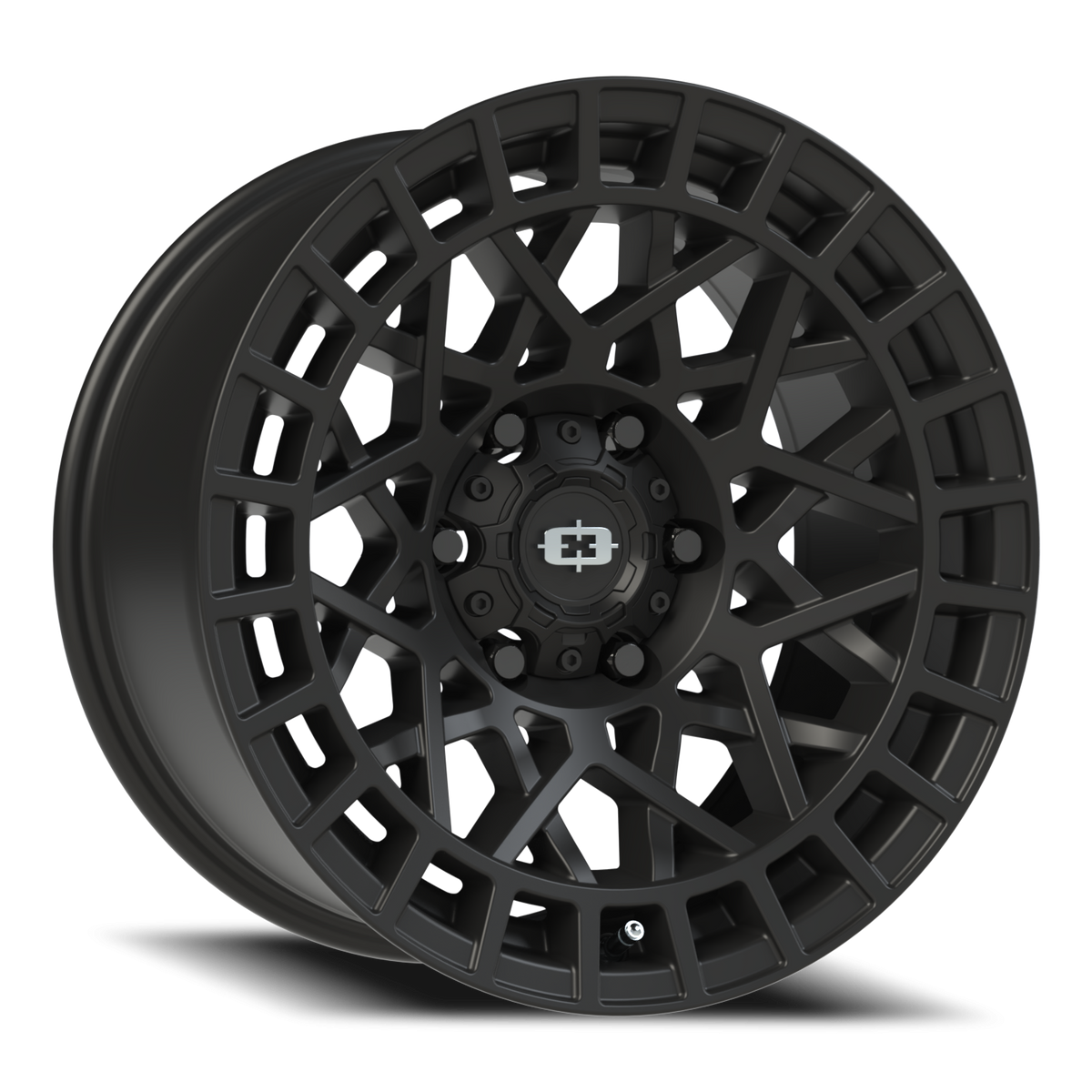 Vision Wheel 349 Satin Black 17x8.5 -12 6x139.7mm 106.2mm - Wheelwiz