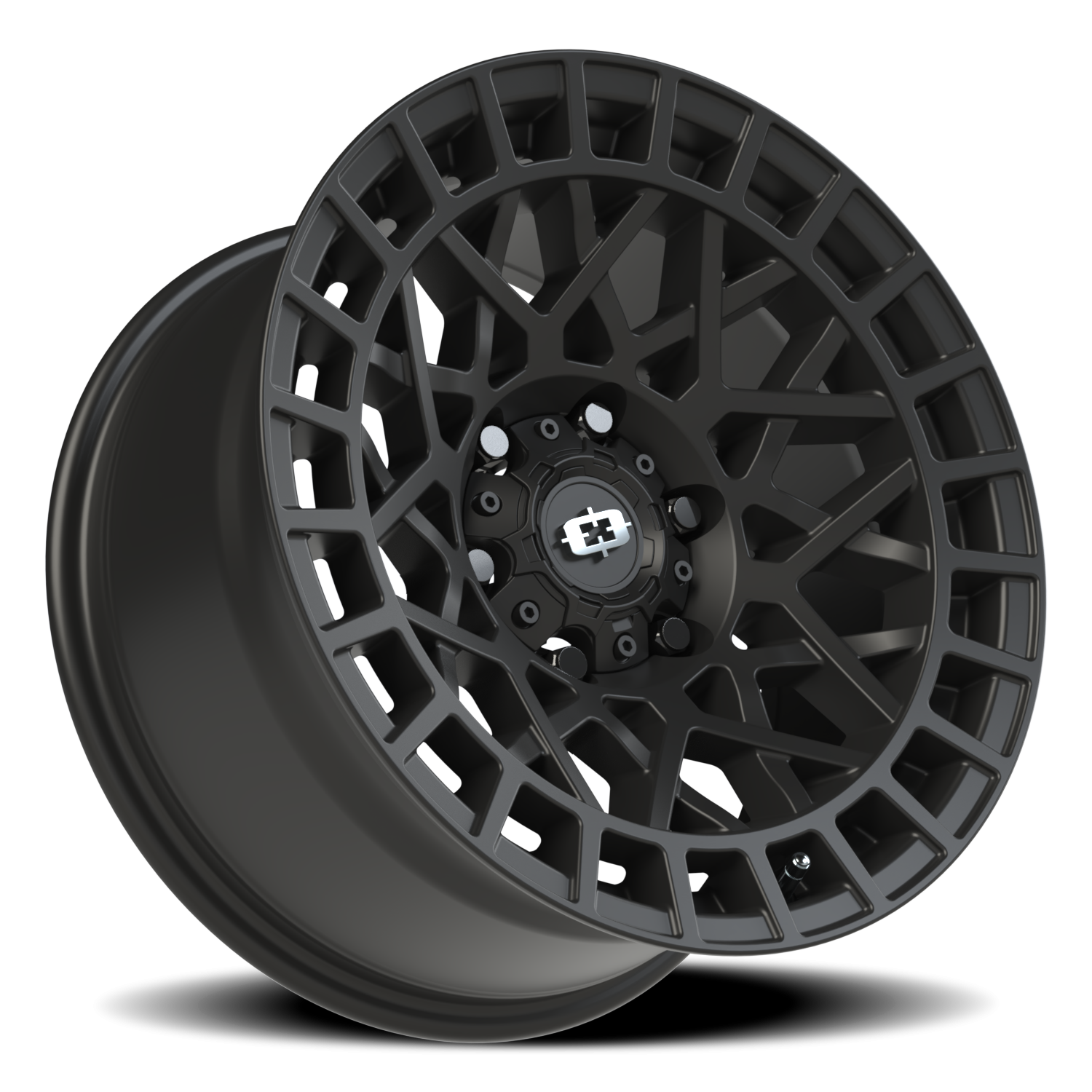 Vision Wheel 349 Satin Black 17x8.5 -12 6x139.7mm 106.2mm - Wheelwiz