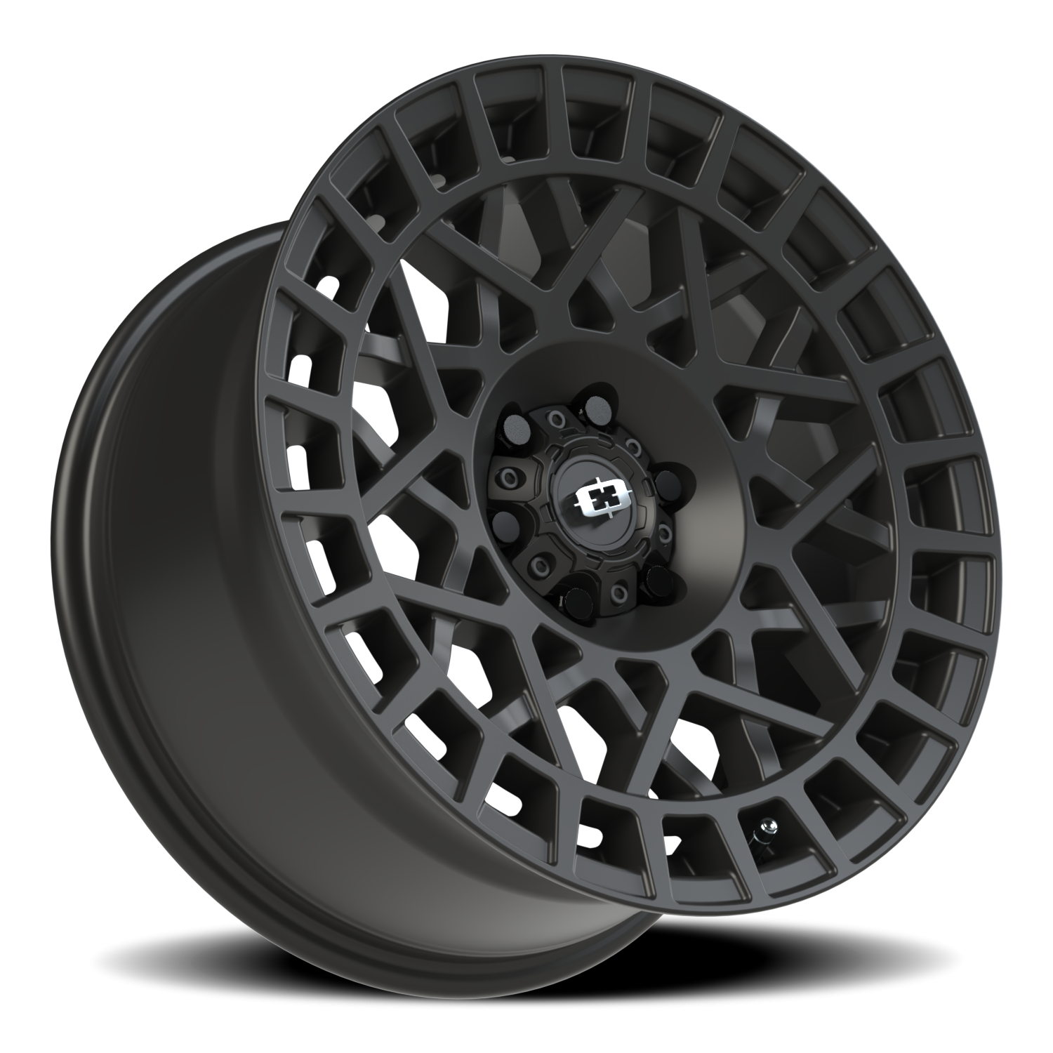 Vision Wheel 349 Satin Black 17x8.5 +12 6x114.3mm 76.1mm - Wheelwiz