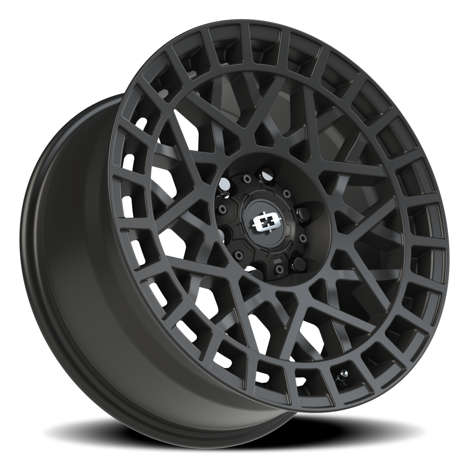 Vision Wheel 349 Satin Black 18x8.5 +12 6x139.7mm 106.2mm - Wheelwiz