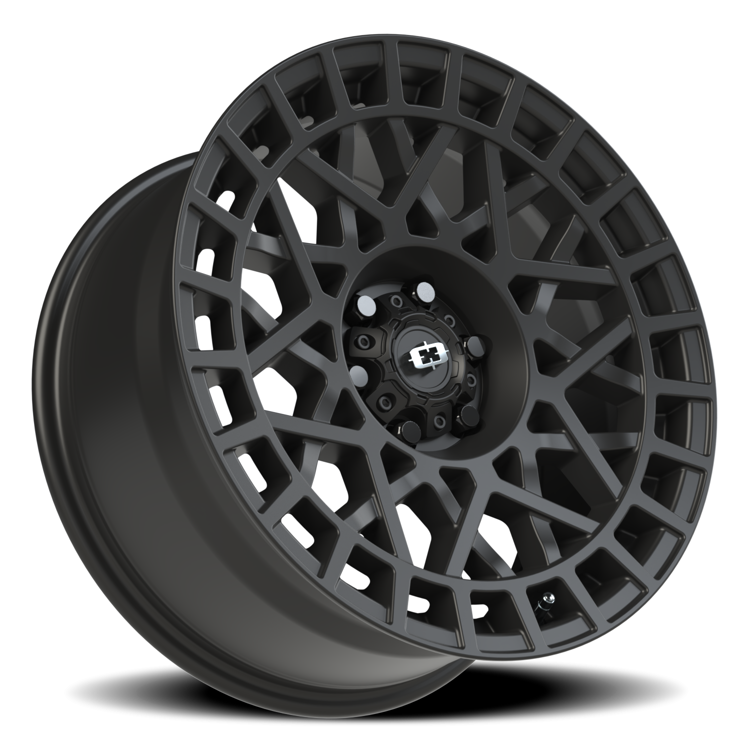 Vision Wheel 349 Satin Black 18x8.5 +12 6x114.3mm 76.1mm - Wheelwiz