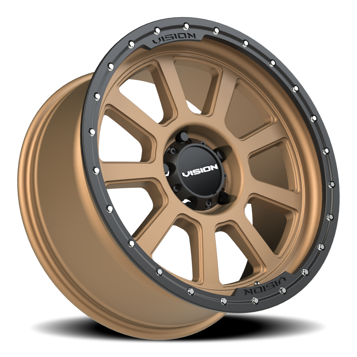 Vision Wheel 350 Bronze 20x9 +12 5x150mm 110.2mm - Wheelwiz