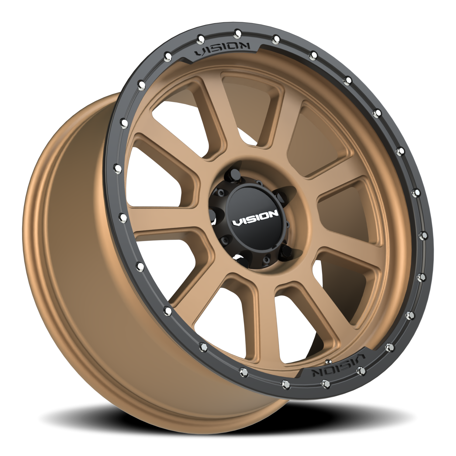 Vision Wheel 350 Bronze 20x9 +12 5x150mm 110.2mm - Wheelwiz