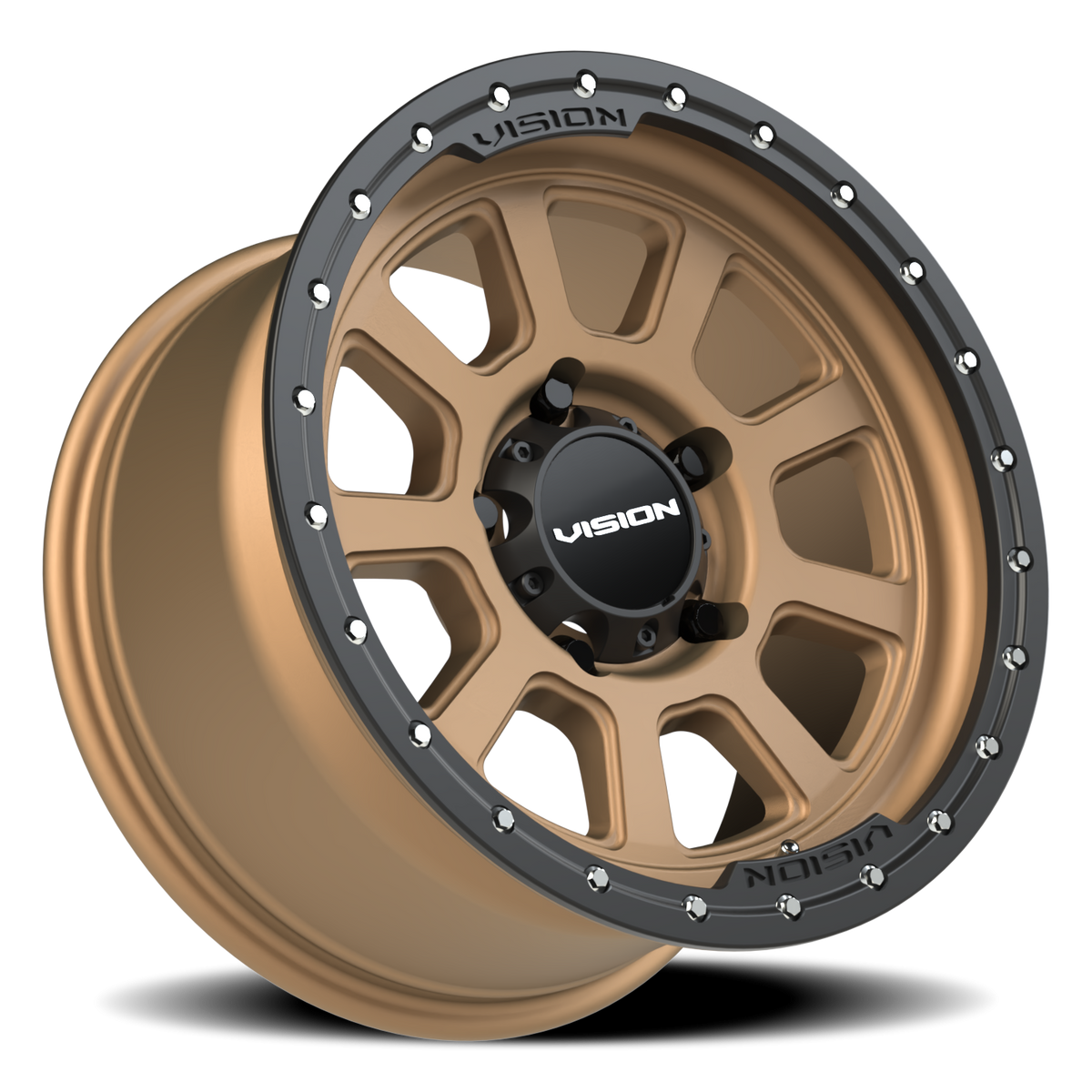 Vision Wheel 350 Bronze 17x9 +12 5x150mm 110.2mm - Wheelwiz