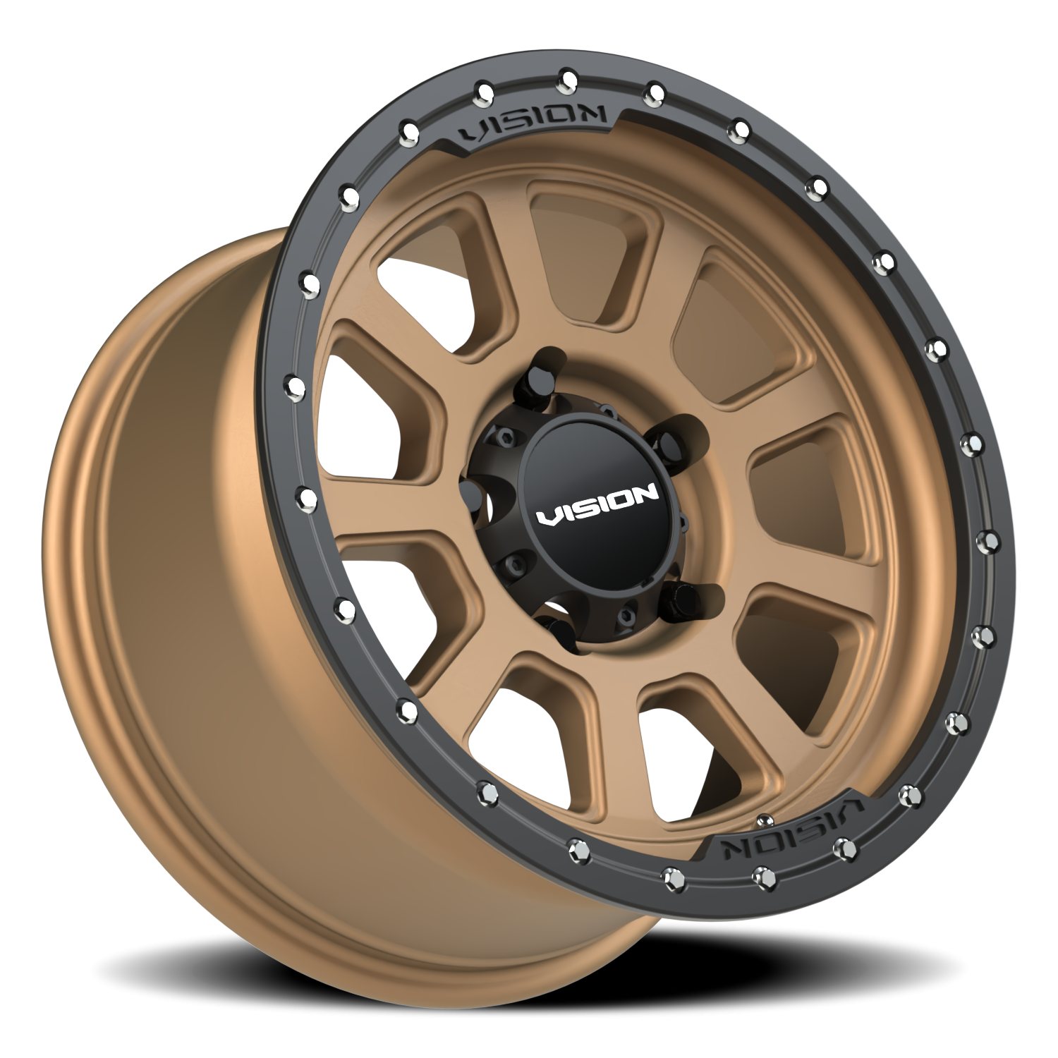 Vision Wheel 350 Bronze 17x9 +12 5x150mm 110.2mm - Wheelwiz