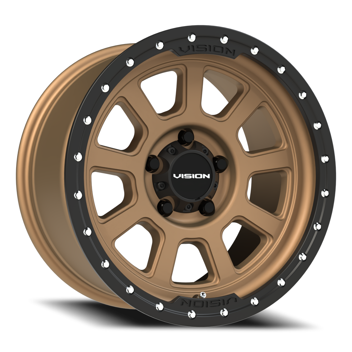 Vision Wheel 350 Bronze 17x9 -12 5x127mm 78.1mm - Wheelwiz