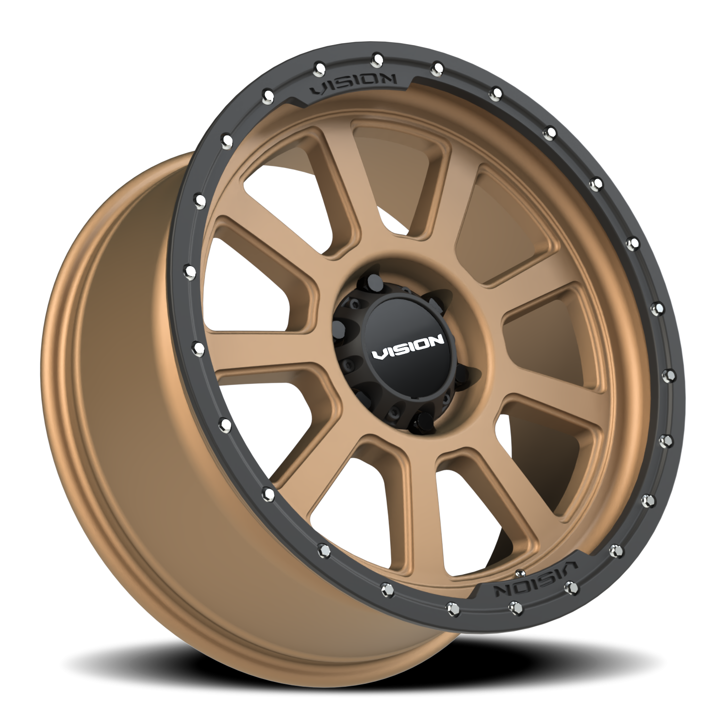 Vision Wheel 350 Bronze 20x9 +12 6x139.7mm 106.2mm - Wheelwiz