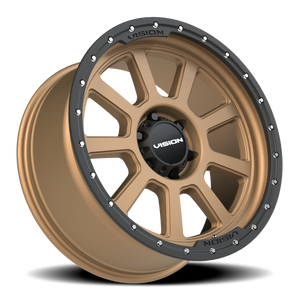 Vision Wheel 350 Bronze 20x9 +12 6x139.7mm 106.2mm - Wheelwiz