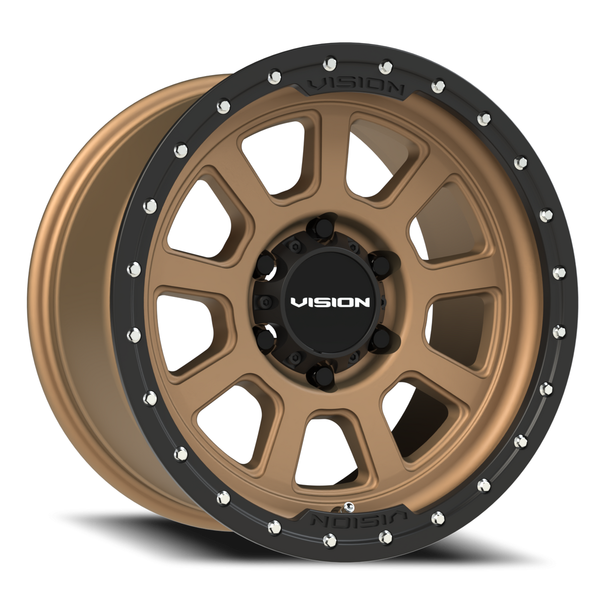 Vision Wheel 350 Bronze 17x9 -12 6x139.7mm 106.2mm - Wheelwiz
