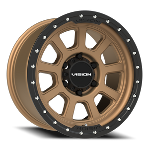 Vision Wheel 350 Bronze 17x9 -12 6x139.7mm 106.2mm - Wheelwiz