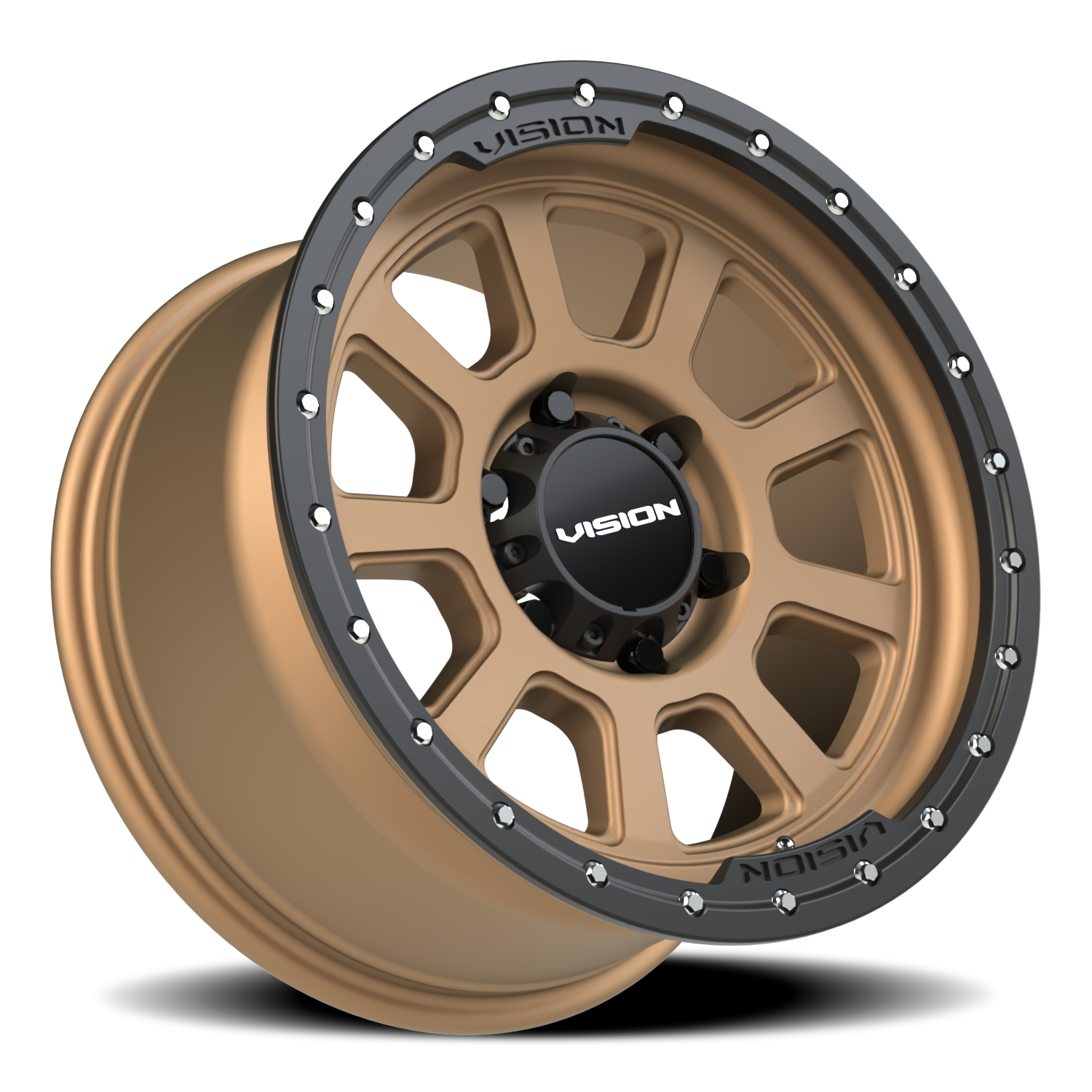 Vision Wheel 350 Bronze 17x9 -12 6x139.7mm 106.2mm - Wheelwiz