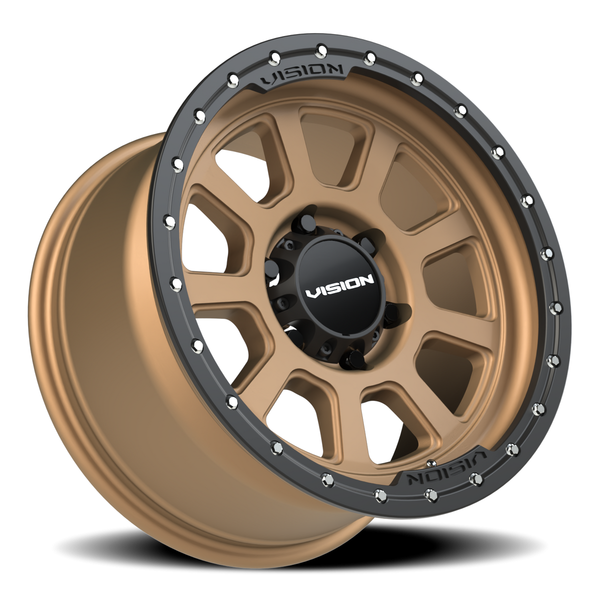 Vision Wheel 350 Bronze 17x9 +12 6x139.7mm 106.2mm - Wheelwiz