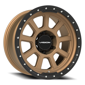 Vision Wheel 350 Bronze 18x9 -12 6x139.7mm 106.2mm - Wheelwiz