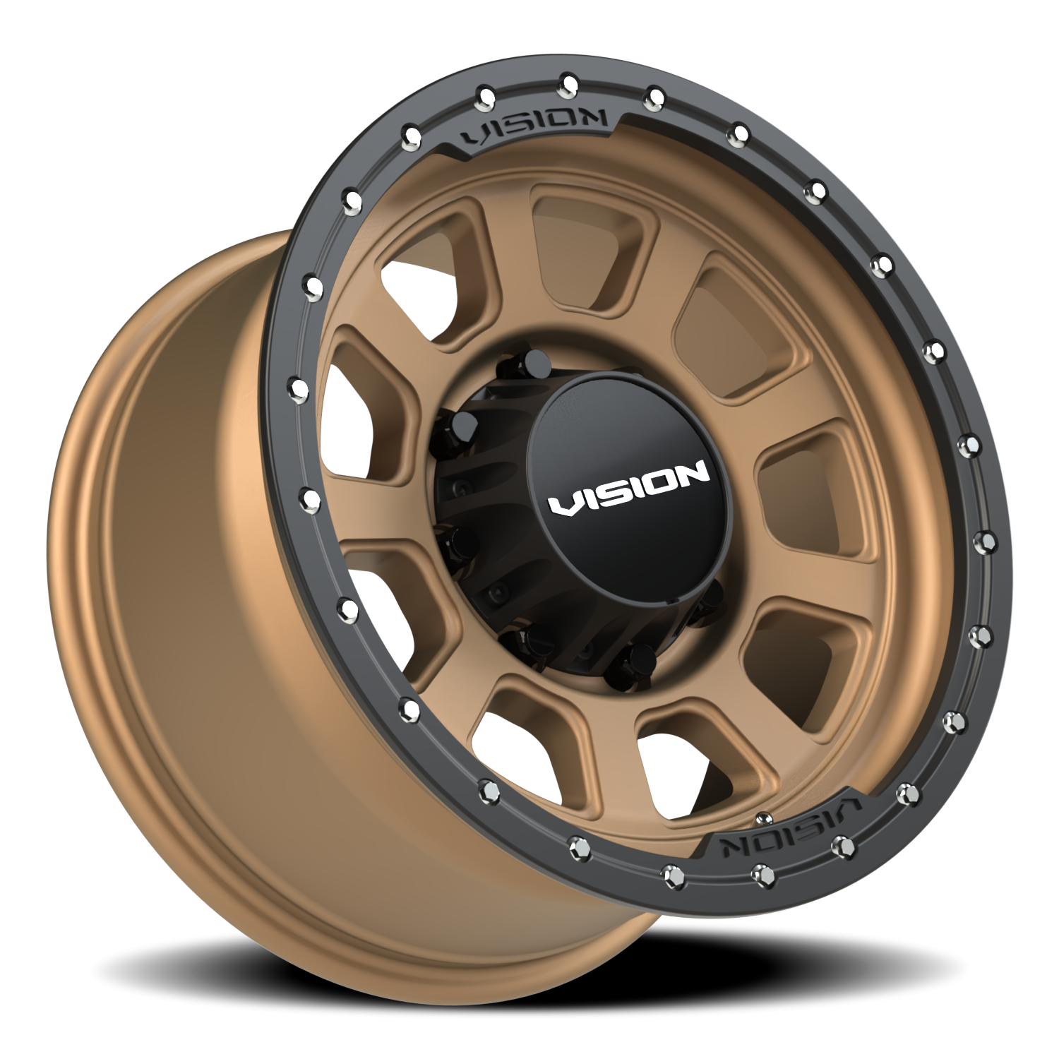 Vision Wheel 350 Bronze 17x9 +12 8x165.1mm 125.2mm - Wheelwiz