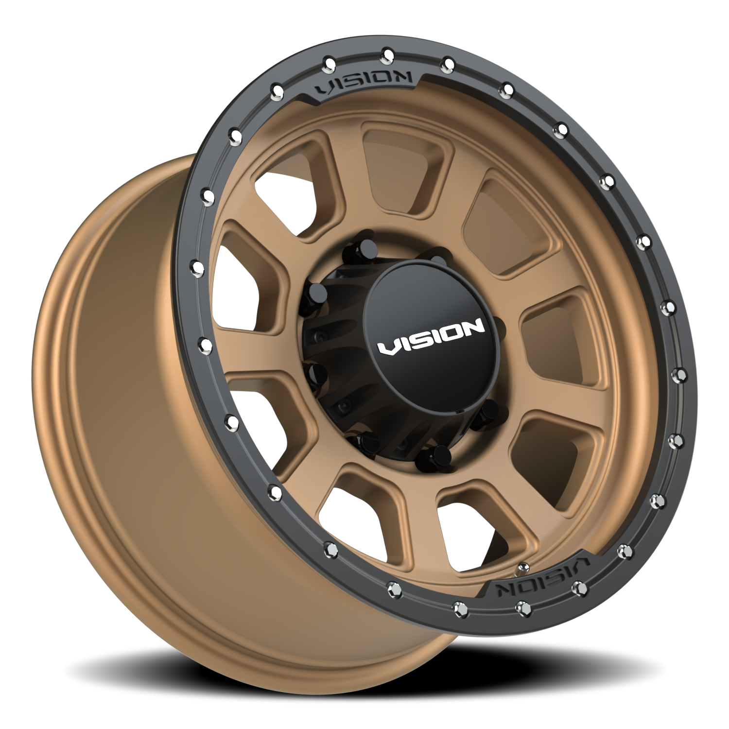 Vision Wheel 350 Bronze 18x9 +12 8x170mm 125.2mm - Wheelwiz