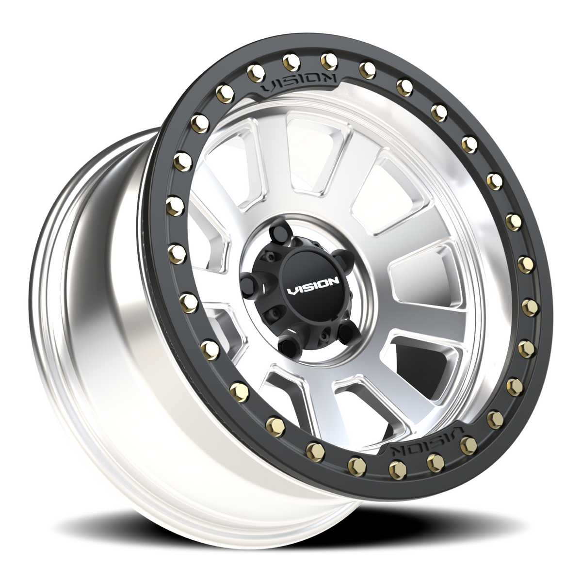 Vision Wheel 350 Machined 17x9 -40 5x127mm 83mm - Wheelwiz