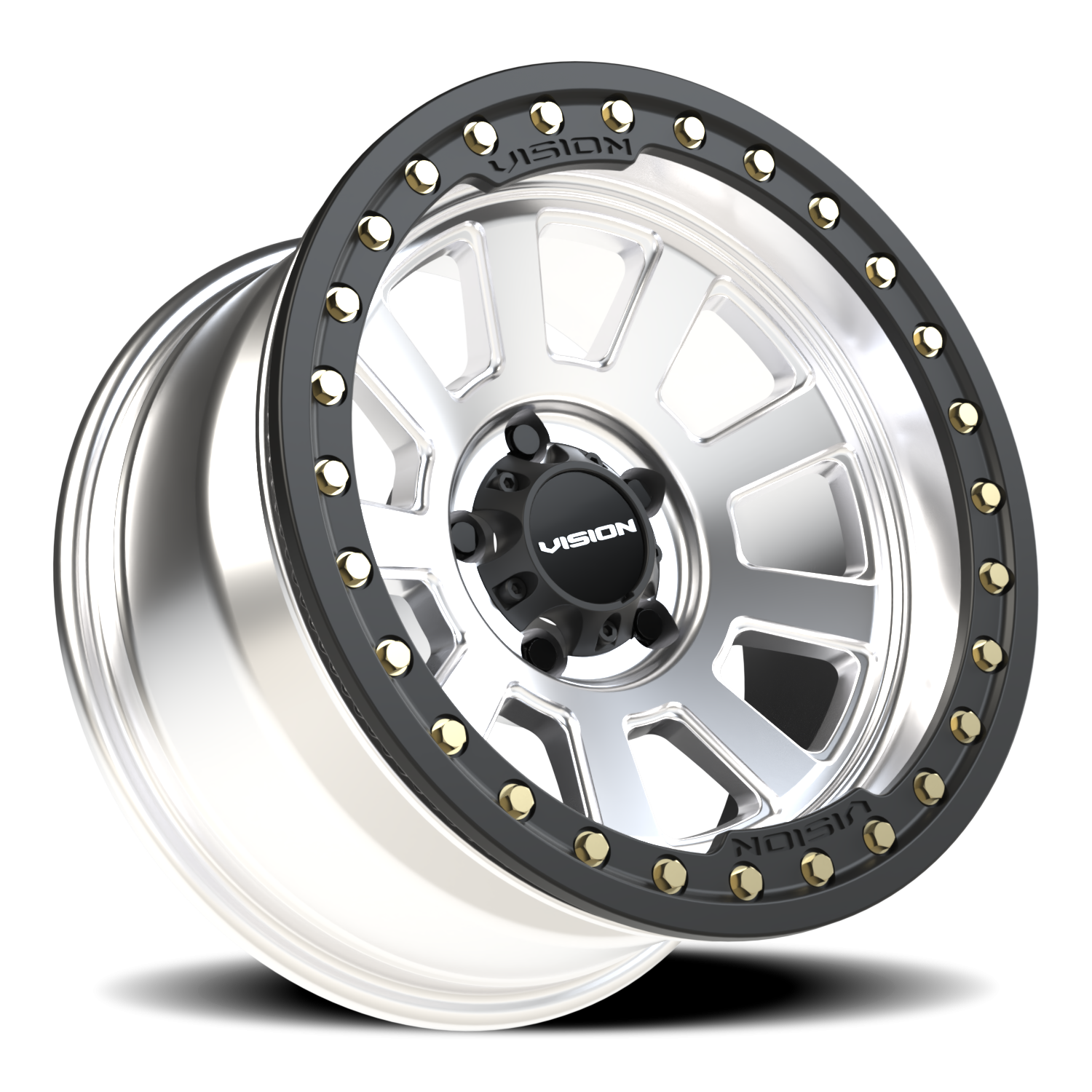 Vision Wheel 350 Machined 17x9 -40 5x127mm 83mm - Wheelwiz