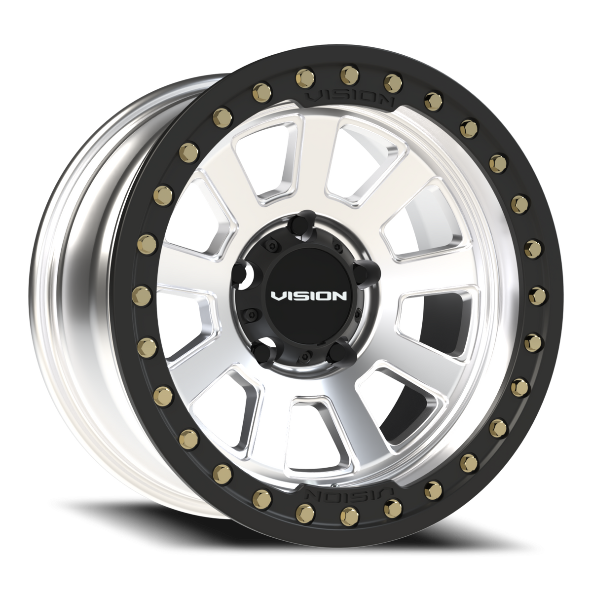 Vision Wheel 350 Machined 17x9 -40 5x139.7mm 108mm - Wheelwiz