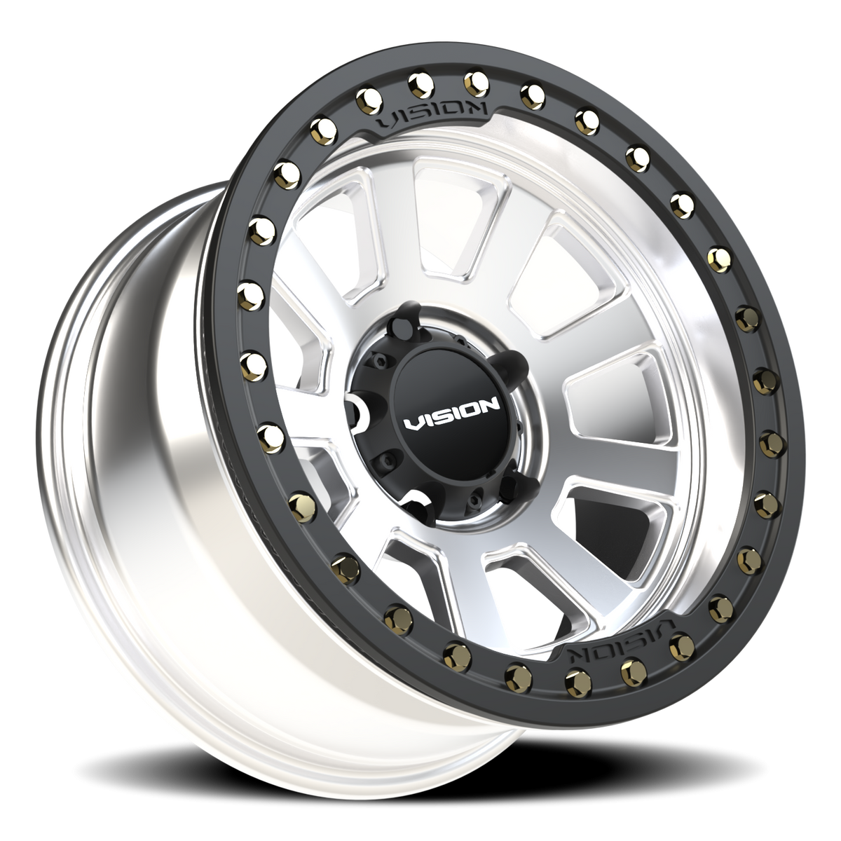 Vision Wheel 350 Machined 17x9 -40 5x139.7mm 108mm - Wheelwiz