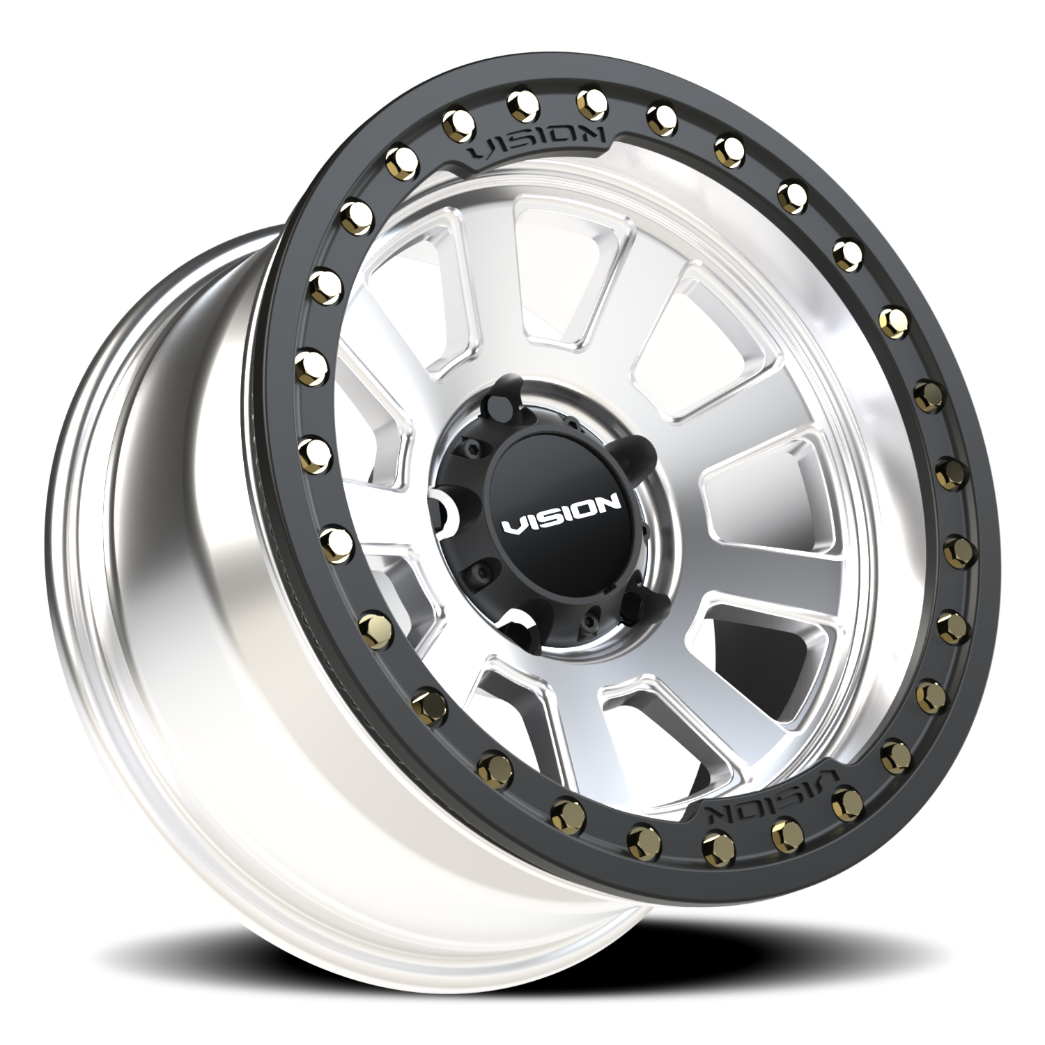 Vision Wheel 350 Machined 17x9 -40 5x139.7mm 108mm - Wheelwiz