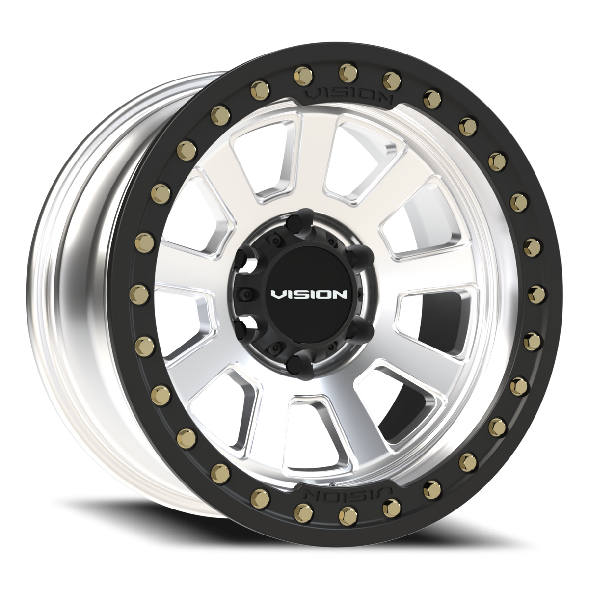 Vision Wheel 350 Machined 17x9 -40 6x139.7mm 106.2mm - Wheelwiz