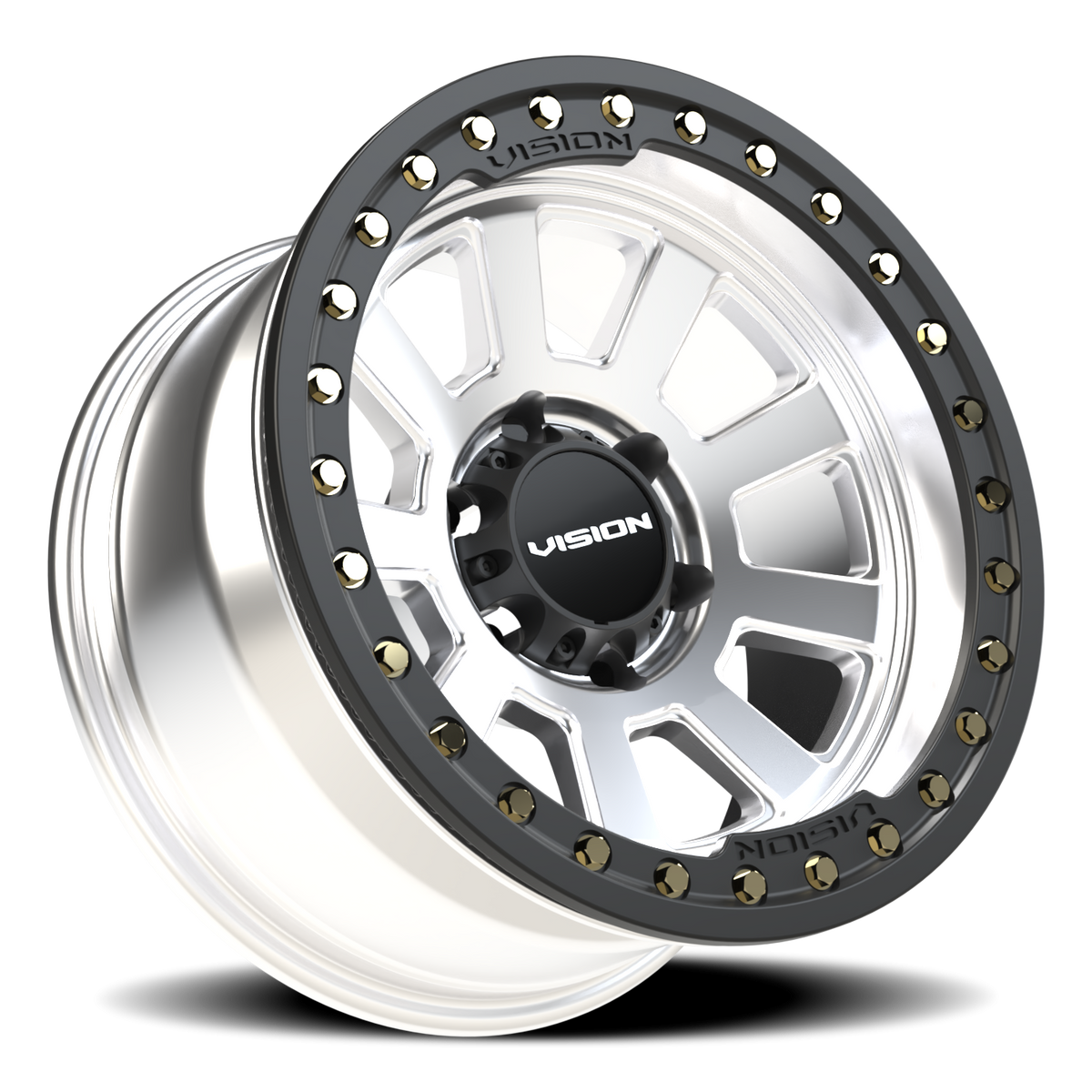 Vision Wheel 350 Machined 17x9 -40 6x139.7mm 106.2mm - Wheelwiz