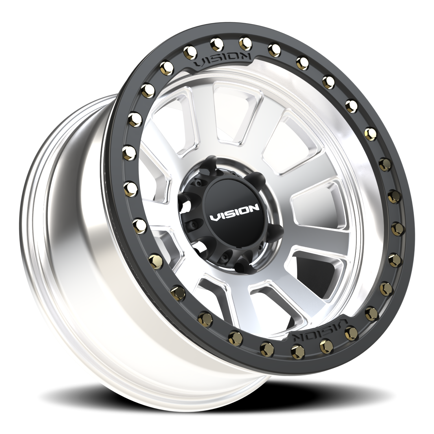 Vision Wheel 350 Machined 17x9 -40 6x139.7mm 106.2mm - Wheelwiz