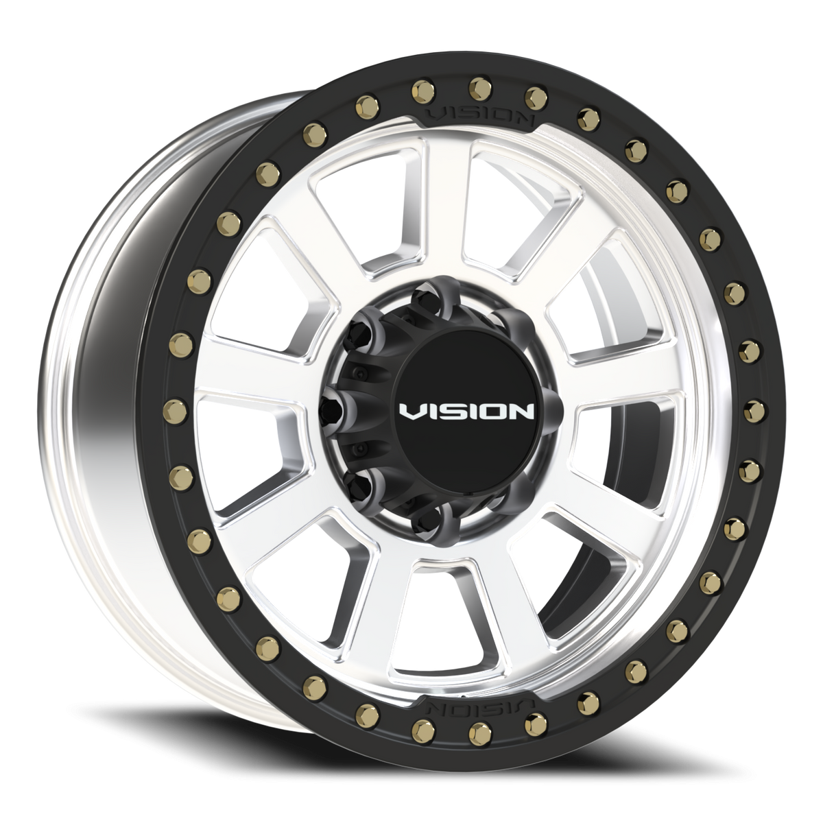 Vision Wheel 350 Machined 20x9 +10 8x170mm 130.8mm - Wheelwiz