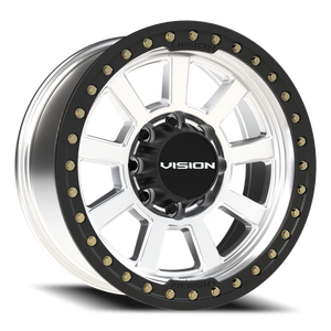 Vision Wheel 350 Machined 20x9 +10 8x170mm 130.8mm - Wheelwiz