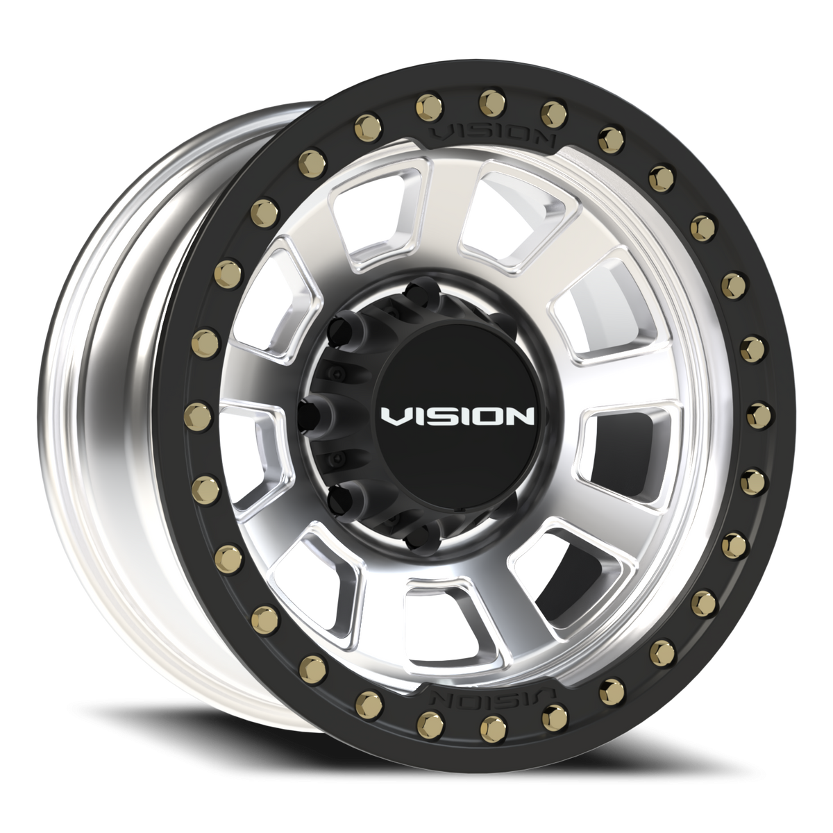 Vision Wheel 350 Machined 17x9 -40 8x165.1mm 125.2mm - Wheelwiz