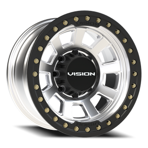 Vision Wheel 350 Machined 17x9 -40 8x165.1mm 125.2mm - Wheelwiz