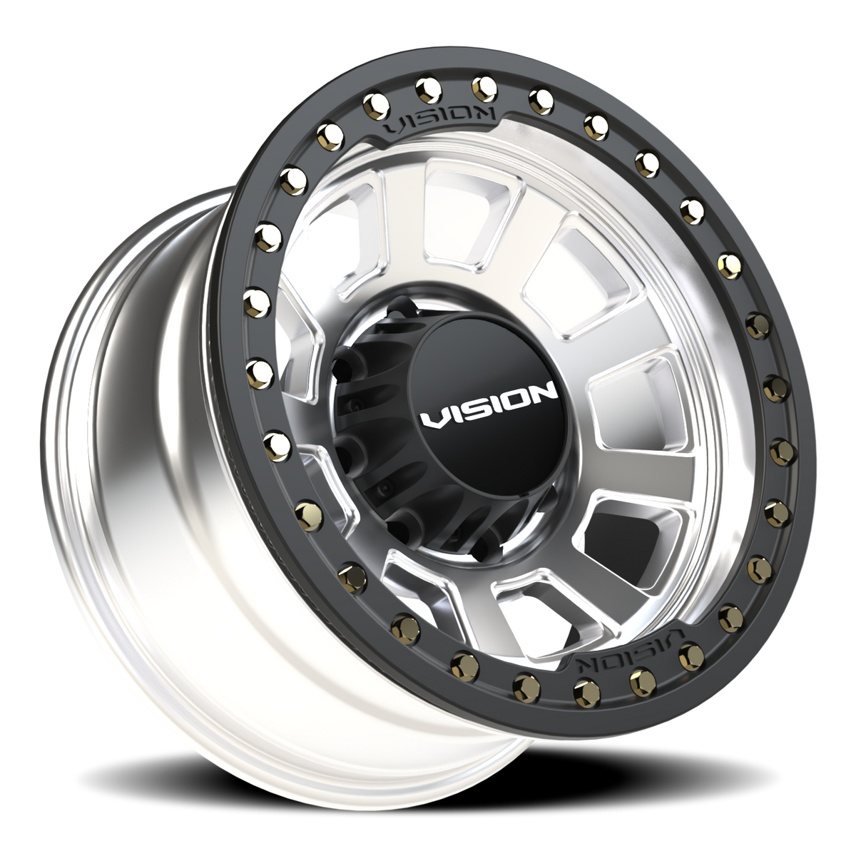 Vision Wheel 350 Machined 17x9 -40 8x165.1mm 125.2mm - Wheelwiz